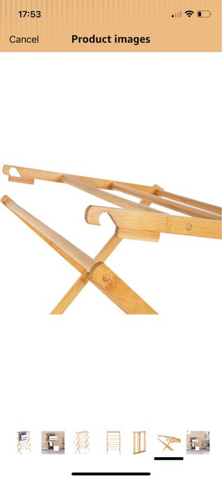 Tendedero bambú plegable 6 niveles