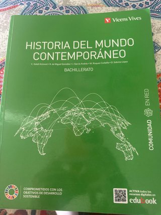 Libro historia del mundo contemporáneo bachiller