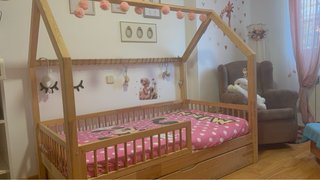 Cama nido Casita Montessori Mon Lit Cabane