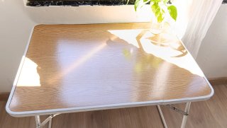 Mesa plegable aluminio ligera