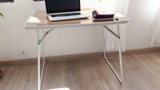 Mesa plegable aluminio ligera