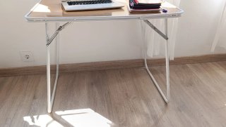 Mesa plegable aluminio ligera