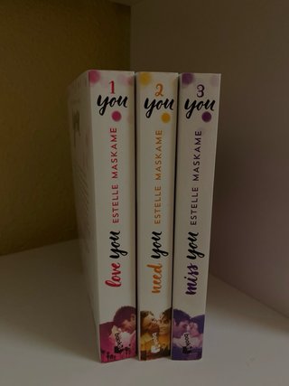 pack de tres libros de YOU