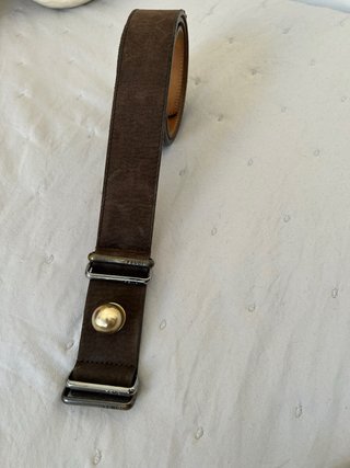 Cintura Fendi in camoscio marrone