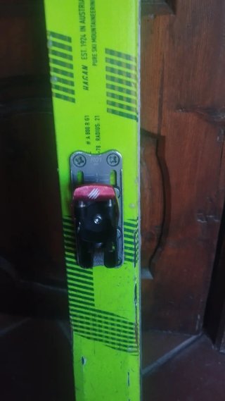 Esquís de montaña Hagan 151 con fijaciones Grizzly