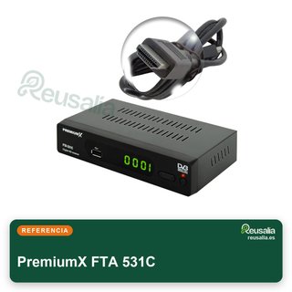 PremiumX FTA 531C receptor cable televisión