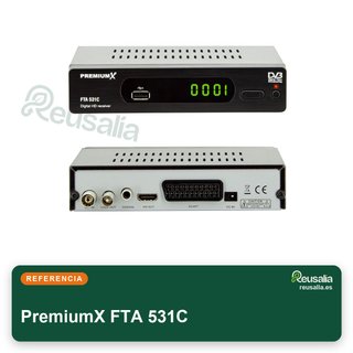 PremiumX FTA 531C receptor cable televisión