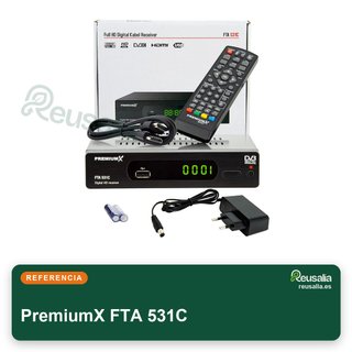 PremiumX FTA 531C receptor cable televisión