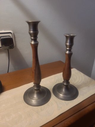 Set de 2 Candelabros Vintage