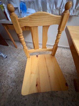 Mesa de Comedor de Madera 4,10m y 12 Sillas