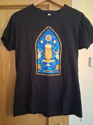 Camiseta In Beer We Trust Negra