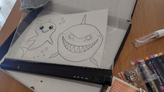 Lavagna luminosa per disegnare, effetto neon