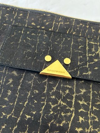 Pochette Emporio Armani nera