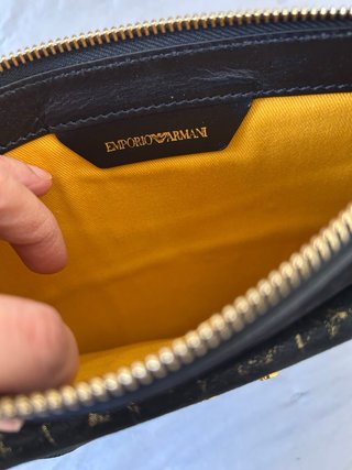 Pochette Emporio Armani nera