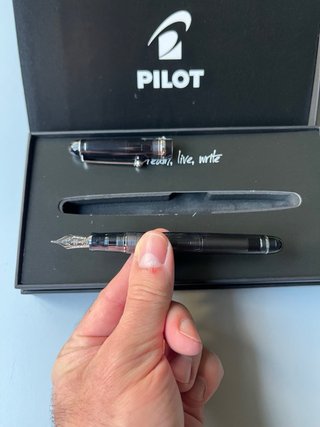 Pilot Custom 74 stilografica trasparente