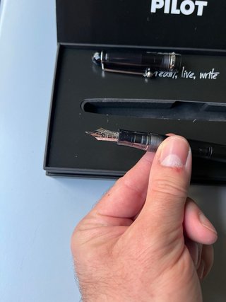Pilot Custom 74 stilografica trasparente