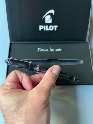 Pilot Custom 74 stilografica trasparente