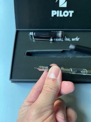 Pilot Custom 74 stilografica trasparente