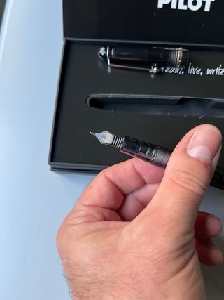 Pilot Custom 74 stilografica trasparente