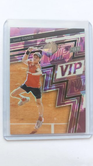 Rara Card Panini Jannik Sinner VIP Purple 27/50