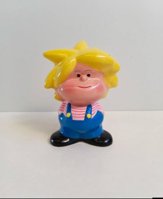 Porta monete in ceramica Miguelito Mafalda Quino fumetto anni '80 vintage EGB