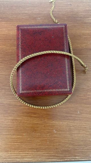 Cadena bañada en oro 18K