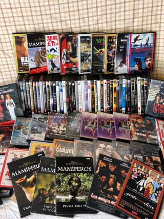 Gran Lote de Películas y Documentales en DVD