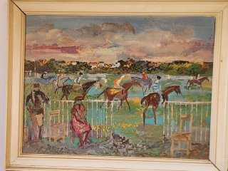 Óleo El hipódromo