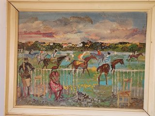 Óleo El hipódromo