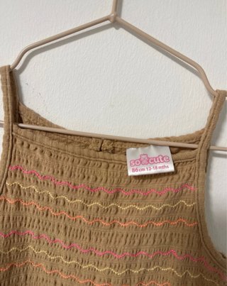 Vestido Bebé 12-18 Meses