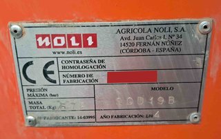 Sembradora Noli SCD19B con variador siembra.