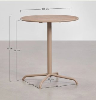 Mesa de terraza Sklum