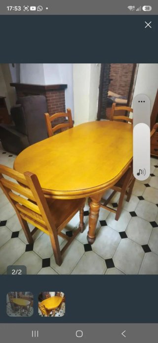 Mesa de Comedor de Madera