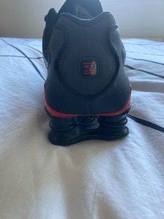 Nike Shox Hombre Negro/Rojo
