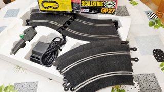 SCALEXTRIC LOTE CURVAS RECTAS TRANSFORMADOR MANDO