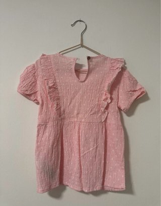 Camiseta Rosa con Volantes 2-3 Años