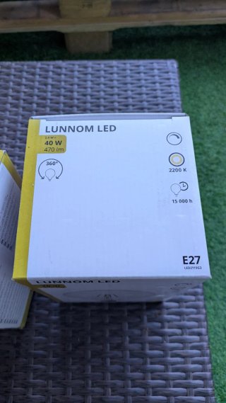 2 Bombillas LED IKEA LUNNOM Vintage