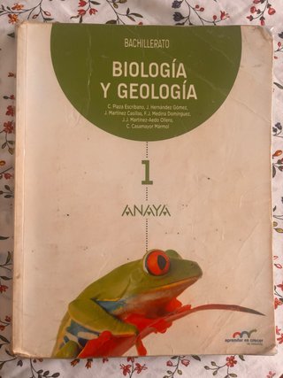 Biología y geología, Bachillerato 1 Aprender es...