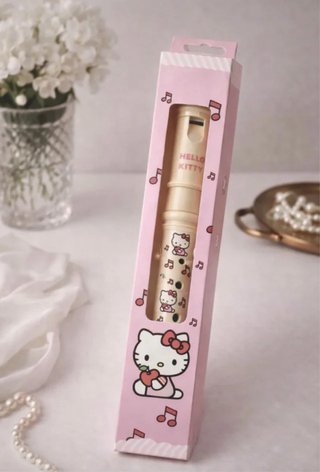 Flauta Hello Kitty con limpiador