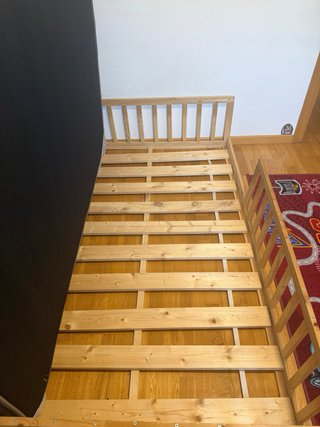 Cama Montessori de Madera de Pino 120x190