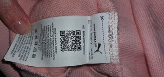 Conjunto Puma Sudadera Rosa T.S  Leggins Gris T.XS