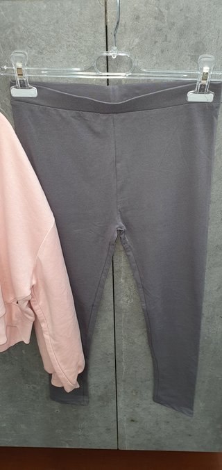 Conjunto Puma Sudadera Rosa T.S  Leggins Gris T.XS