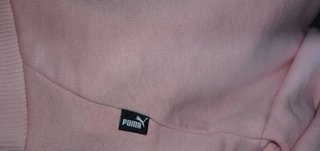 Conjunto Puma Sudadera Rosa T.S  Leggins Gris T.XS