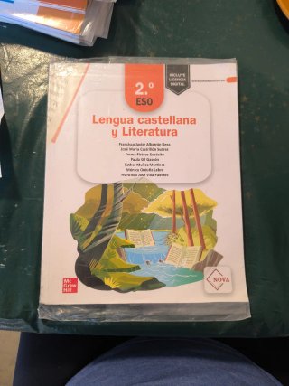 Lengua castellana y literatura, 2o ESO