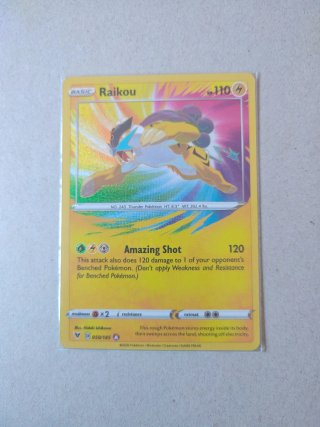 Carta Pokémon Raikou (VIV 050/185)