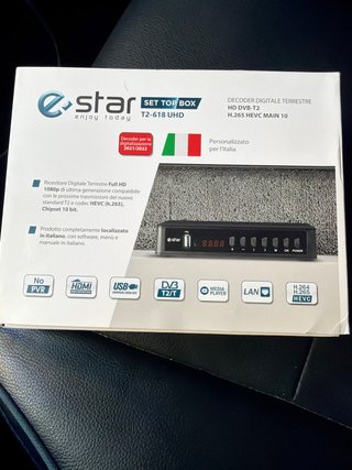 Decodificador TDT e-star T2-618 UHD