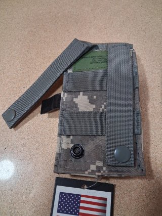Set Portacargador y Bolsillo Molle ACU
