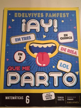 Matemáticas 6, Tercer Ciclo Primaria, Edelvives...