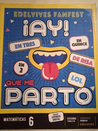 Matemáticas 6, Tercer Ciclo Primaria, Edelvives...