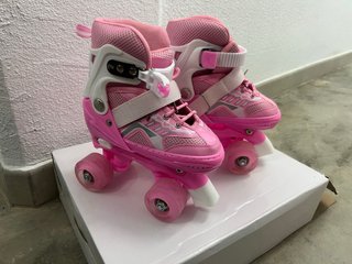 Patines Infantiles Rosa con Luces
